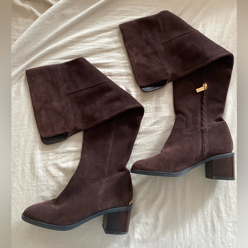 Brown Suede Michael Kors Boots